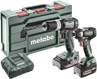 Metabo BSLBL+SSD200LTBL  -akumulatorski udarni vrtalni vijačnik\, akumulatorski udarni vijačnik  vklj. akumulator\, vklj. polnilnik