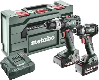 Metabo BSL+SSD200LTBL 685194000 akumulatorski vrtalni vijačnik\, akumulatorski udarni vijačnik  18 V 4 Ah Li-Ion vklj. akumulator\, vklj. polnilnik