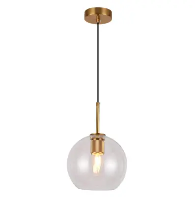 Viseča svetilka GIGLAS E27 zlata IP20