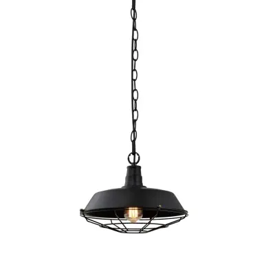 Viseča svetilka LARS E27 ČRNA IP20