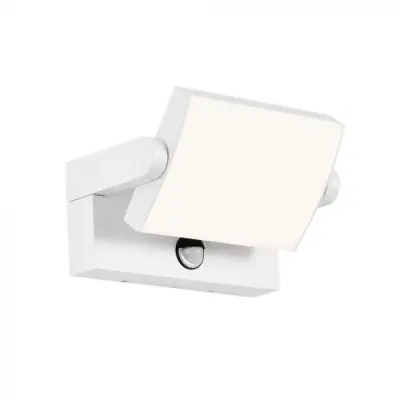 LED stenska svetilka s senzorjem 17W 4000K - IP65 bela