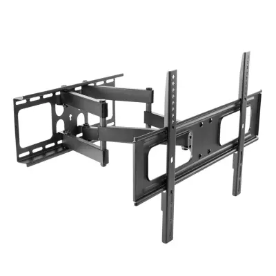Nagibni stenski nosilec za monitor VESA do 20 kg, črn