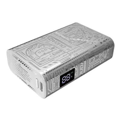 Elegantna napajalna banka 10000 mAh USB-A / USB-C 22,5 W srebrna