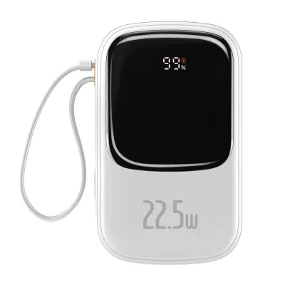 Powerbank s hitrim polnjenjem 20000mAh 22,5W QC-PD-SCP-FCP USB-C kabel bel