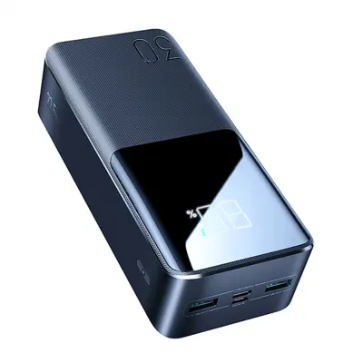 Powerbank 30000mAh 22,5W PD QC3.0 AFC črna