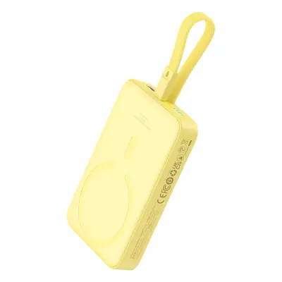 Mini Powerbank MagSafe 10000mAh 20W z Lightning kablom za iPhone 0,3m rumen