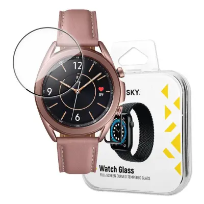 Hibridno zaščitno steklo za Samsung Galaxy Watch 3 41mm črno