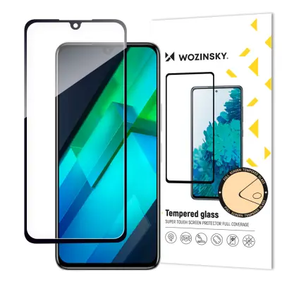 Celozaslonski 9H kaljeni steklo Infinix Note 12 G96 z ohišjem okvirja, prijazno črno