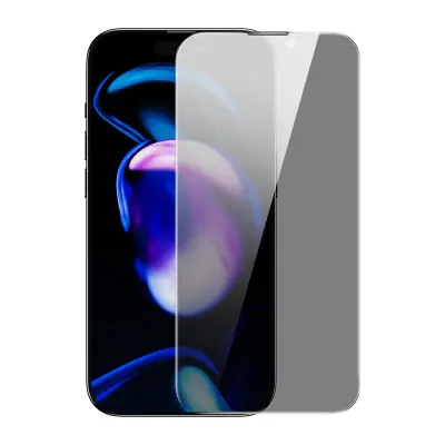 Kaljeno steklo za iPhone 14 Pro, cel zaslon, 0,3 mm Anti Spy filter