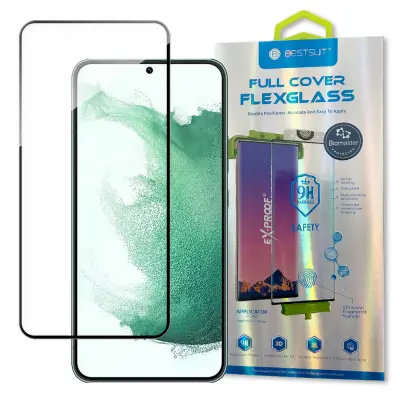 Steklena folija, kaljeno steklo, za cel ekran z okvirjem za Samsung Galaxy S22+, prozorna