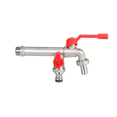 Podaljšana bakrena pipa z nikljano prevleko