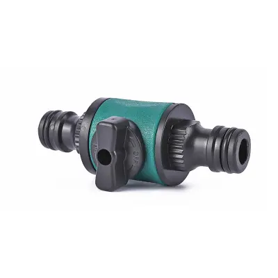 Dvojni konektor za niple z ventilom MultiColor