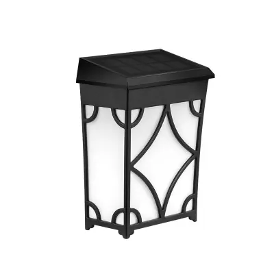 Zunanja led solarna svetilka IP65 vodotesna retro stenska svetilka White