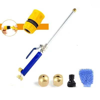 7-paketni set vrtnih visokotlačnih čistilnih pištol Blue