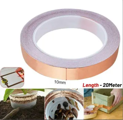 Antistatični bakreni folijski trak za kitaro in EMI zaščito, obrt, električna popravila  S