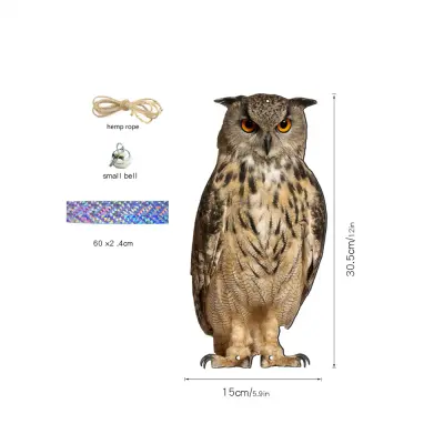 Obesek z zvoncem, ki odganja ptice sove