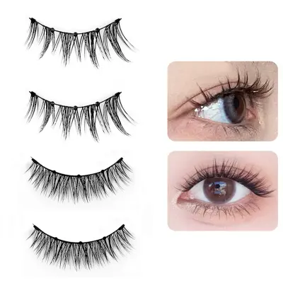 Magnetne umetne trepalnice za večkratno uporabo z aplikatorjem, 2 para   Model 2