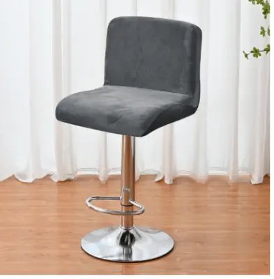 Raztegljiva prevleka za barski stol DarkGrey