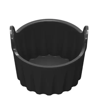 Silikonska posoda za peko Air Fryer Black