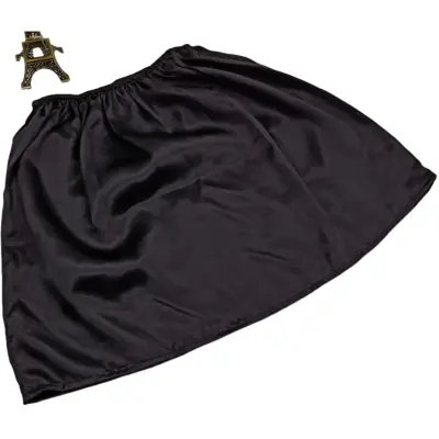 100 % podaljšek za drsne obleke s krilom Mulberry Silk Black