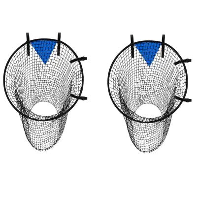 Mreža za trening nogometnih golov 2 kom Black