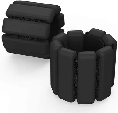 Nastavljive uteži za zapestje in gležnje Black