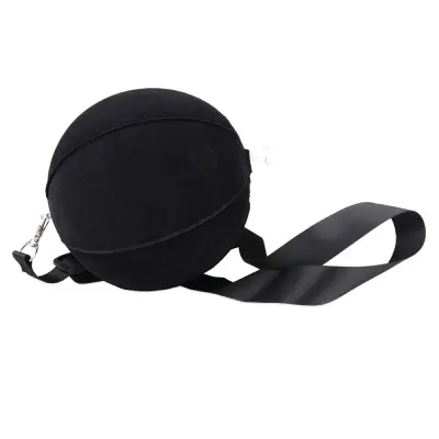 Napihljiva žoga za vadbo golfa Black
