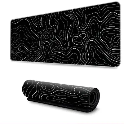 Namizna podloga - velika podloga za miško Black S