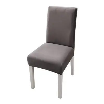 Enobarvna prevleka za domači jedilni stol DarkGrey