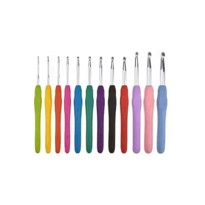 12-delni set kvačkanj, kvačkanje, 2/2,5/3/3,5/4/4,5/5/5,5/6/6,5/7/8 mm MultiColor