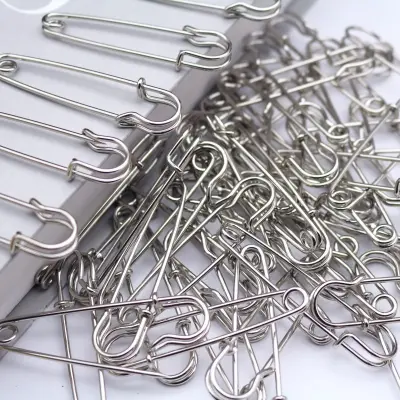 Varnostna zaponka Odebeljena varnostna zatič 45 mm (paket 50 kom) Silver