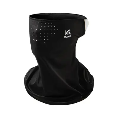 Polobrazna ušesna maska za poletno zaščito pred soncem Black