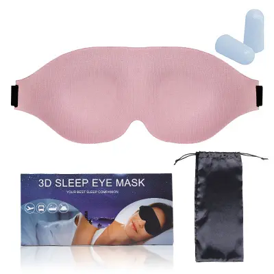 3D spalna maska - štirje deli Pink