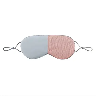 Hladilna svilena spalna maska za osebe, ki spijo na boku Pink