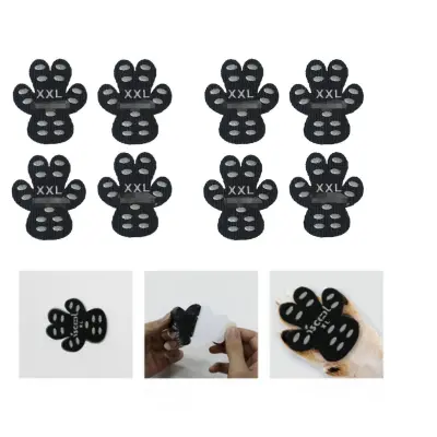 Vodoodporne in nedrseče blazinice za šape, 24 kosov  XXL