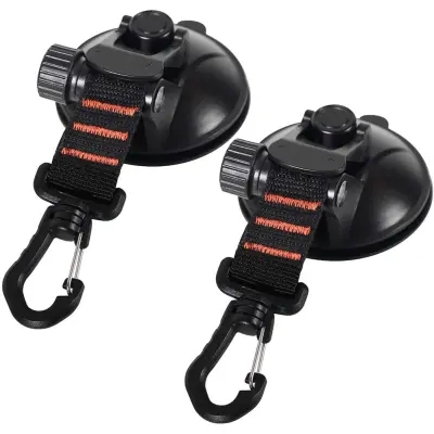 Črni vrtljivi priseski kavlji (2 paketa)