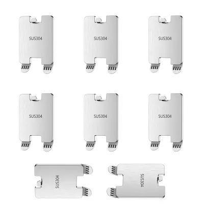 Lepilni kavlji za obešanje slik, stenski kavlji iz nerjavečega jekla (8 kosov)