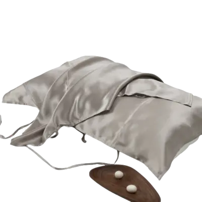 Prevleka za blazino iz 100 % murvine svile Grey