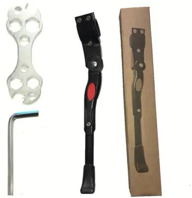 Nastavljiva opora za kolo za oporo kolesa z 2 ključema