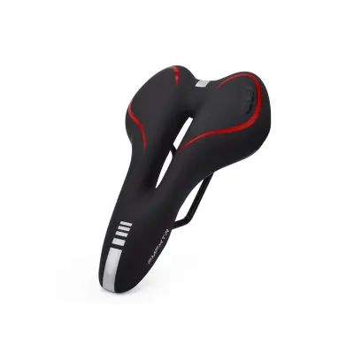 Sedlo za kolo iz silikona Black+Red