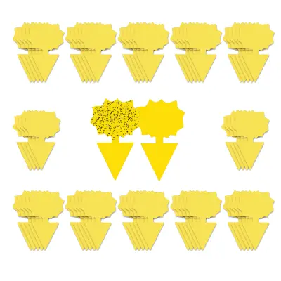 Pakiranje po 60 muholov / past za muhe / past za lepljive žuželke Yellow