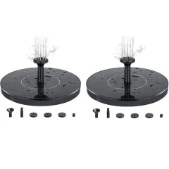 2 pakiranja Fontana s sončnimi celicami 16 cm - Fontana na sončne celice/vodna fontana