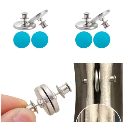 2 para magnetnih vezic za zavese, držala za zavese z nalepkami  L