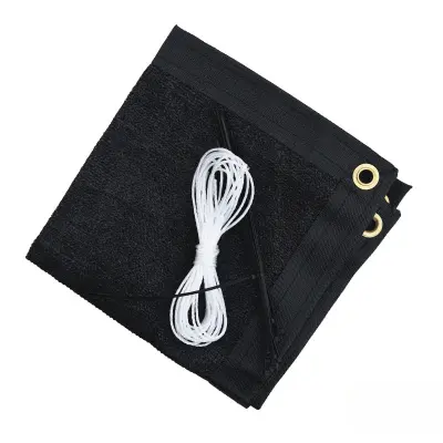 Zaslon za zasebnost balkona Black