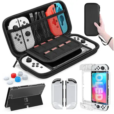 Nintendo Switch OLED združljiva torbica z dodatki