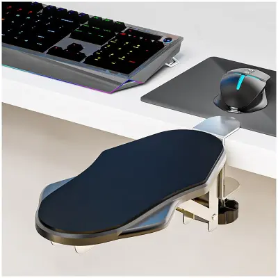 Naslon za roke za računalnik, držalo za komolce za mizo Black  Model zložljiv/vrtljiv