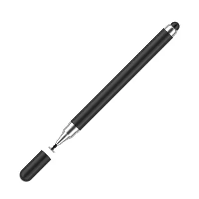 2-v-1 pisalo za zaslone na dotik (dvojna gumijasta konica) Black