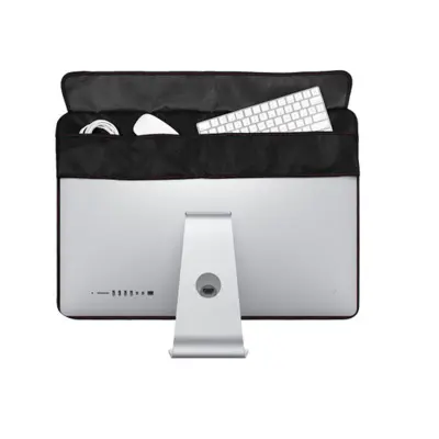 Črna protiprašna prevleka za Apple zaslone (z žepom)  M