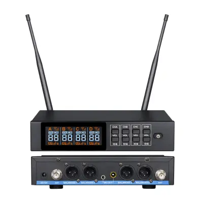 Štirikanalni brezžični mikrofonski sistem