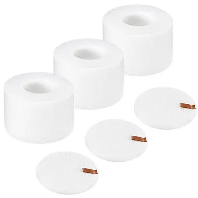 Nadomestni filter iz pene in klobučevine 6-delni White